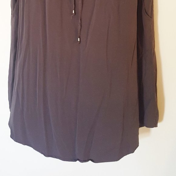 TORRID DRESS Sz 2X Dark Gray Romper Flared Bottom - Picture 5 of 5